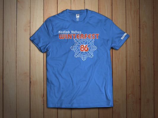 Kodiak Valley Winterfest 86 - Soft Tri-Blend T-Shirt